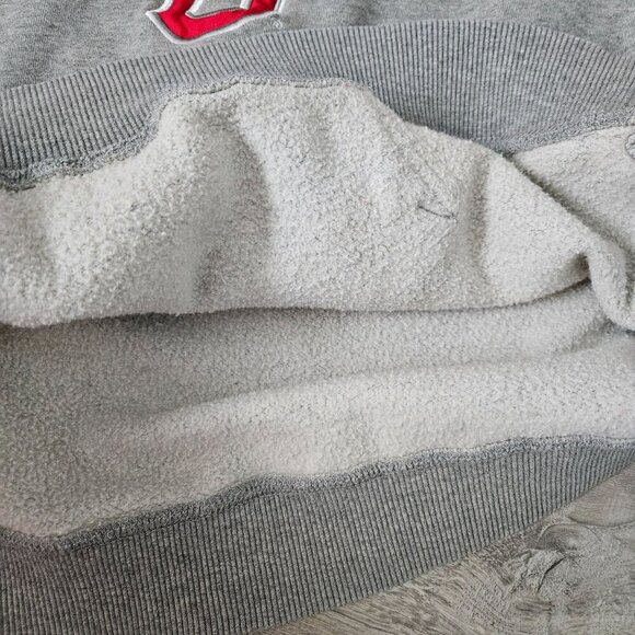 Campus Heritage Ohio State Buckeyes OSU Gray Red Hoodie Sweatshirt L - Picture 9 of 16